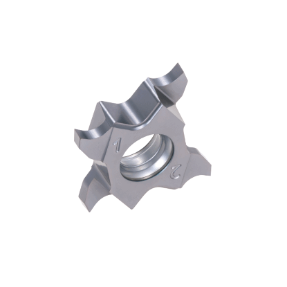 Picture of TUNGALOY TCP18L120-010 AH725 On Edge Cut Off,Grooving,Groove Turning Insert AlTiN 0.003 Corner Radius 0.047 Wide 