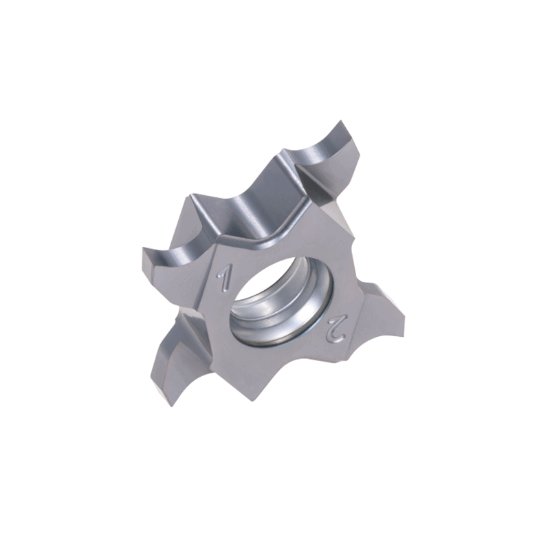 Picture of TUNGALOY TCP18L120-010 AH725 On Edge Cut Off,Grooving,Groove Turning Insert AlTiN 0.003 Corner Radius 0.047 Wide 