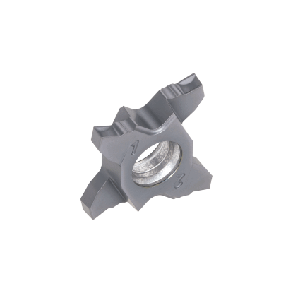 Picture of TUNGALOY TCL18R200-010 AH7025 On Edge Grooving,Groove Turning Insert AlTiN 0.003 Corner Radius 0.079 Wide 