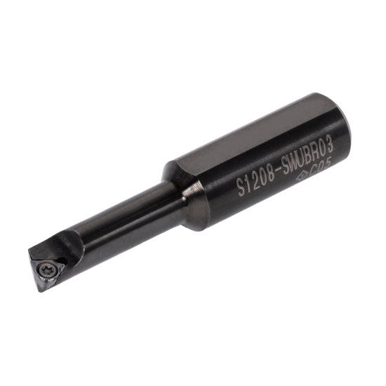 Picture of TUNGALOY C1208-SWUBR03 Boring Bar Trigon Insert Top Borer Tools , Steel Round 0.472 Shank 