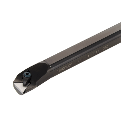 Picture of TUNGALOY S25S-CTFPR16 Boring Bar Triangle Insert Posi,F style, 91deg Approach , Steel Round 0.984 Shank 