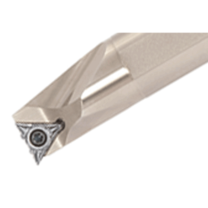 Picture of TUNGALOY E10M-STFPL1102-D120 Boring Bar Triangle Insert Posi,F style, 91deg Approach , Steel Round 0.393 Shank 