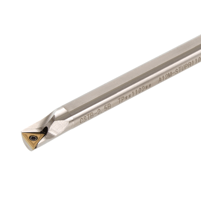 Picture of TUNGALOY E10M-STUPR1103-D120 Boring Bar Triangle Insert Posi,U style, 95deg Approach , Steel Round 0.393 Shank 