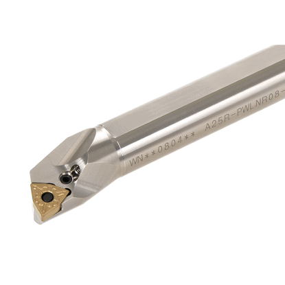 Picture of TUNGALOY A20Q-PWLNR06-D250 Boring Bar Trigon Insert Neg,L style, 95deg Approach , Steel Round 0.787 Shank 