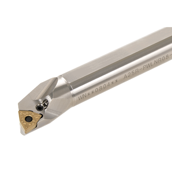 Picture of TUNGALOY A20Q-PWLNR06-D250 Boring Bar Trigon Insert Neg,L style, 95deg Approach , Steel Round 0.787 Shank 
