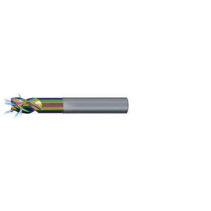 Picture of EMUGE 2889RZ.016 DIA 16MM SH 0.6299 LOC 0.7874 OAL3.7795 End Mill Standard Flute Coolant Variable Helix Carbide CrN Single End Square Sharp Alu-Cut
