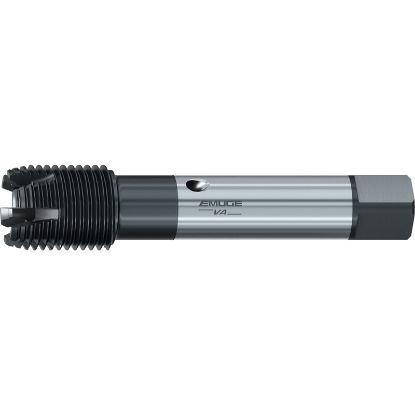 Picture of EMUGE C0803001.0124 Tap M24-3.00MM Mod Bottom Metric DIN/DIN 2.0P-3.0P No Coolant Carbide HSSE Oxide + TiN