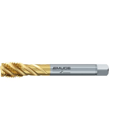 Picture of EMUGE CU503700.5251 Tap 1-3/8-8.00TPI Mod Bottom NC/UNC DINSI 2.0P-3.0P No Coolant HSSE TiN