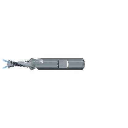 Picture of EMUGE GF442201.0100 Carbide Thread Mill M10 x 1.50MM 0.322 Cutter Diameter 1.007 LOC 3.346 OAL 2 Flute Carbide 