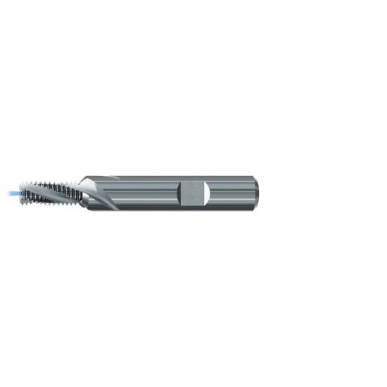 Picture of EMUGE GF342101.5013 Carbide Thread Mill 1/2" x 13.00TPI 0.407 Cutter Diameter 1.271 LOC 3.779 OAL 4 Flute Carbide 