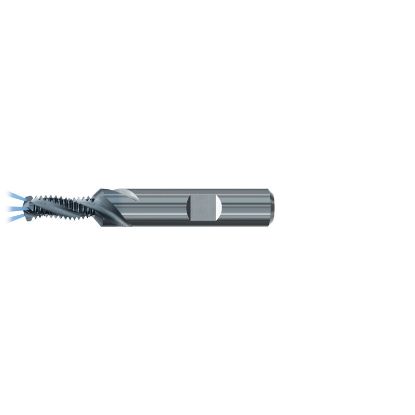 Picture of EMUGE GF422256.0080 Carbide Thread Mill M8 x 1.25MM 0.255 Cutter Diameter 0.446 LOC 2.913 OAL 3 Flute Carbide TICN