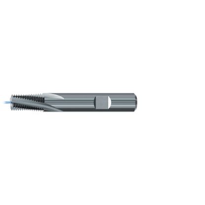 Picture of EMUGE GF175311.5785 Carbide Thread Mill 3/8" x 18.00TPI 0.439 Cutter Diameter 0.803 LOC 3.149 OAL 4 Flute Carbide 
