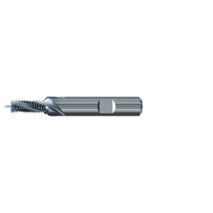 Picture of EMUGE GF322106.0112 Carbide Thread Mill M12 x 1.75MM 0.389 Cutter Diameter 0.724 LOC 3.543 OAL 4 Flute Carbide TICN