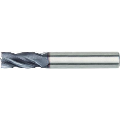Picture of HANITA/WIDIA I4S0218T043R DIA 7/32 SH 0.2500 LOC 0.4375 OAL2.00 End Mill Standard Flute High Helix Carbide TiAlN Single End Square Sharp WIDIA Series Mills
