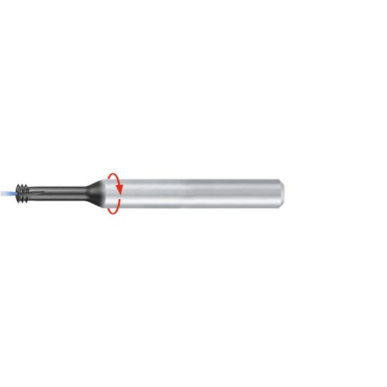 Picture of EMUGE GF26A729.0080 Carbide Thread Mill M8 x1.25MM Carbide TiAlN
