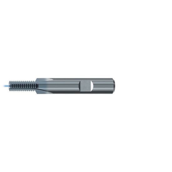 Picture of EMUGE GF333106.1056 Carbide Thread Mill M10 x 1.50MM 0.322 Cutter Diameter 0.791 LOC 3.149 OAL 3 Flute Carbide TICN