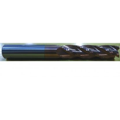 Picture of HTC 154-4625 DIA 5/8 SH 0.6250 LOC 2.2500 OAL5.00 End Mill Standard Flute Standard Helix Carbide TiCN Single End Square Sharp