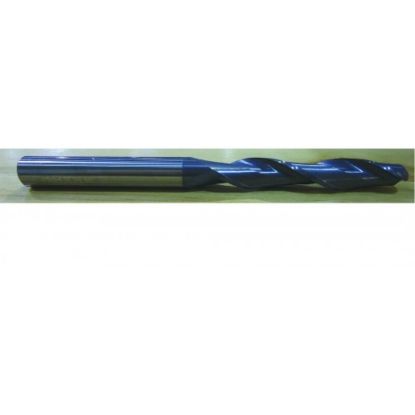 Picture of HTC 185-2500 DIA 1/2 SH 0.50 LOC 3.00 OAL6.00 End Mill Standard Flute Standard Helix Carbide AlTiN Single End Ball NoseBall