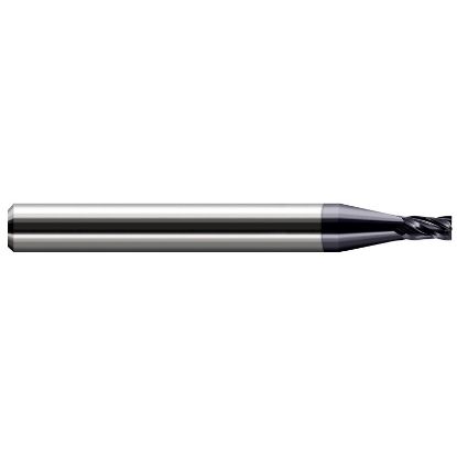 Picture of HARVEY TOOL 50208-C3 .125 DIA CarbideStub EM, 2 FL, AlTiN End Mill Standard Flute Standard Helix Carbide AlTiN Single End Square Sharp