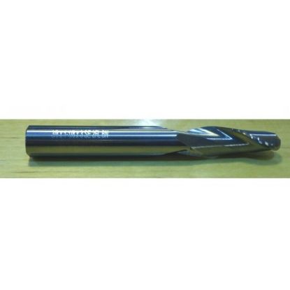Picture of HTC 155-2750 DIA 3/4 SH 0.7500 LOC 2.2500 OAL5.00 End Mill Standard Flute Standard Helix Carbide Uncoated Single End Ball NoseBall