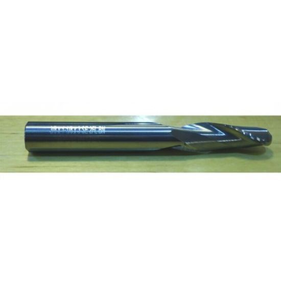 Picture of HTC 155-2750 DIA 3/4 SH 0.7500 LOC 2.2500 OAL5.00 End Mill Standard Flute Standard Helix Carbide Uncoated Single End Ball NoseBall