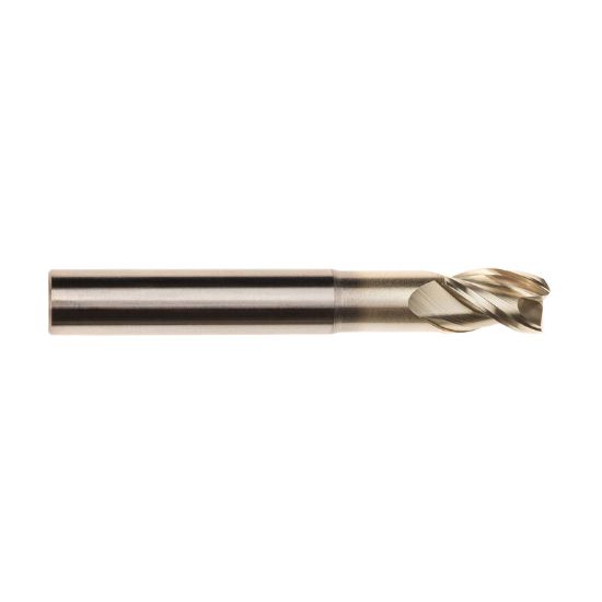 Picture of IMCO 61212 DIA 1 SH 1.00 LOC 1.2500 OAL5.00 End Mill Standard Flute High Helix Carbide Uncoated Single End Corner Radius0.0300 0.76MM Streaker Mill