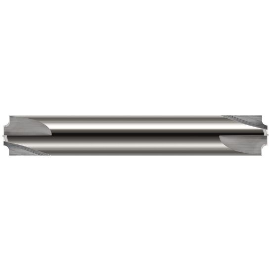 Picture of HARVEY TOOL 68090 .090 R x .107 P FLRD CREM, DE 4 FLCorner Rounder Carbide Uncoated Double End Corner Rounder0.0900 2.29MM