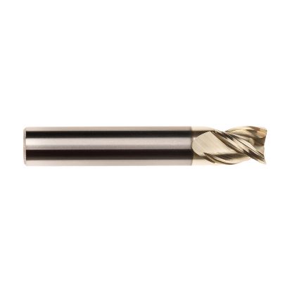 Picture of IMCO 61090 DIA 1 SH 1.00 LOC 2.00 OAL5.00 End Mill Standard Flute High Helix Carbide Uncoated Single End Corner Radius0.0300 0.76MM Streaker Mill