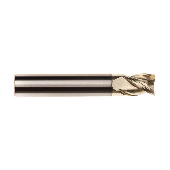 Picture of IMCO 61090 DIA 1 SH 1.00 LOC 2.00 OAL5.00 End Mill Standard Flute High Helix Carbide Uncoated Single End Corner Radius0.0300 0.76MM Streaker Mill