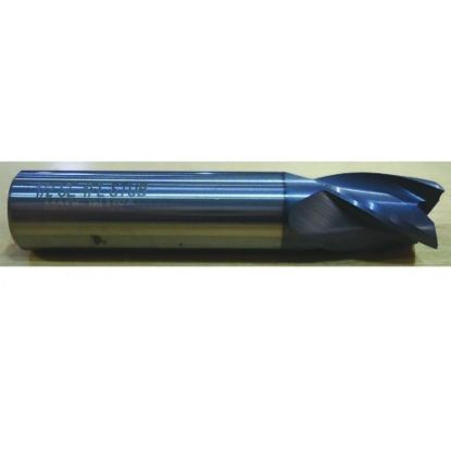 Picture of HTC 110-3100 DIA 1 SH 1.00 LOC 1.00 OAL3.00 End Mill Standard Flute Standard Helix Carbide AlTiN Single End Square Sharp