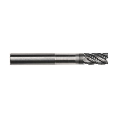 Picture of IMCO 62298 DIA 20MM SH 0.7874 LOC 1.1811 OAL5.3150 End Mill Standard Flute Standard Helix Carbide TAC Single End Corner Radius0.1575 4.00MM Pow-R-Path Mill