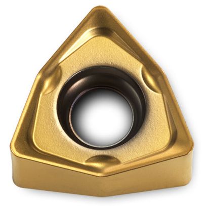 Picture of ICE 6NGU 060408-M CT7320 Milling Insert Trigon 0.032 Corner Radius AlTiN