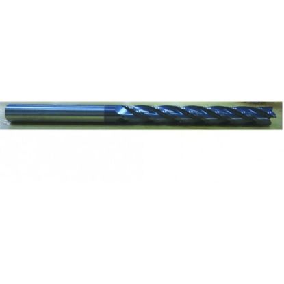 Picture of HTC 777-4508 DIA 1/2 SH 0.50 LOC 5.00 OAL8.00 End Mill Standard Flute Standard Helix Carbide AlTiN Single End Square Sharp