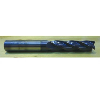 Picture of HTC 160-4625 DIA 5/8 SH 0.6250 LOC 2.2500 OAL5.00 End Mill Standard Flute Standard Helix Carbide AlTiN Single End Square Sharp