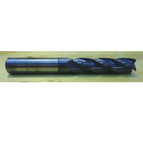 Picture of HTC 160-4625 DIA 5/8 SH 0.6250 LOC 2.2500 OAL5.00 End Mill Standard Flute Standard Helix Carbide AlTiN Single End Square Sharp