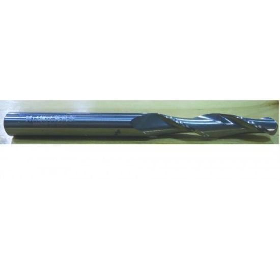 Picture of HTC 175-2500 DIA 1/2 SH 0.50 LOC 3.00 OAL6.00 End Mill Standard Flute Standard Helix Carbide Uncoated Single End Ball NoseBall