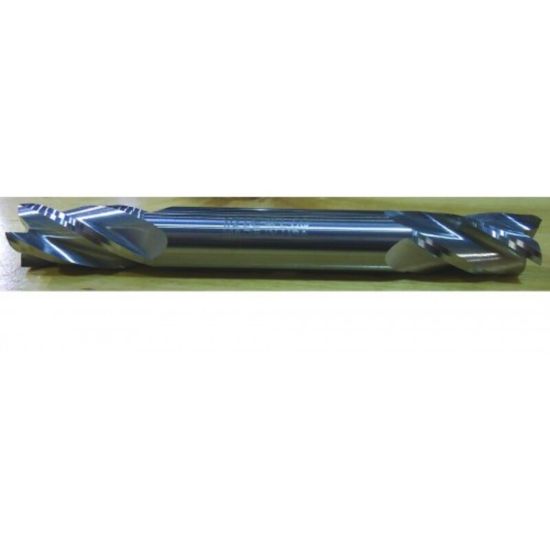 Picture of HTC 210-4625 DIA 5/8 SH 0.6250 LOC 1.50 OAL6.00 End Mill Standard Flute Standard Helix Carbide Uncoated Double End Square Sharp