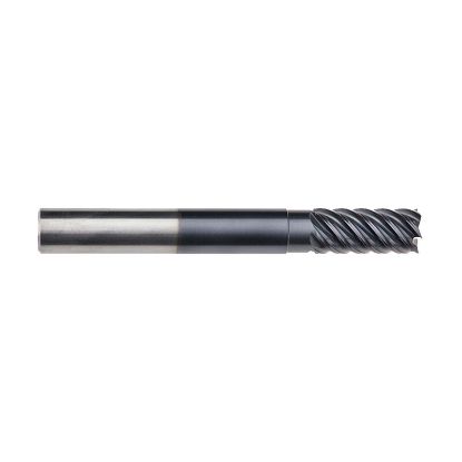 Picture of IMCO 69605 DIA 20MM SH 0.7874 LOC 1.6929 OAL4.9213 End Mill Standard Flute High Helix Carbide AlTiN Single End Corner Radius0.0394 1.00MM Omega-6 Mill