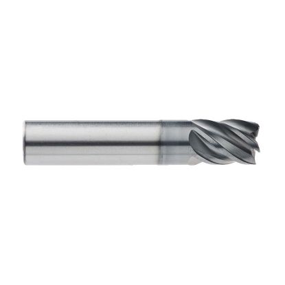 Picture of IMCO 65574 DIA 1 SH 1.00 LOC 2.6250 OAL5.00 End Mill Standard Flute Standard Helix Carbide AlCrN Single End Corner Radius0.2500 6.35MM enDURO Mill