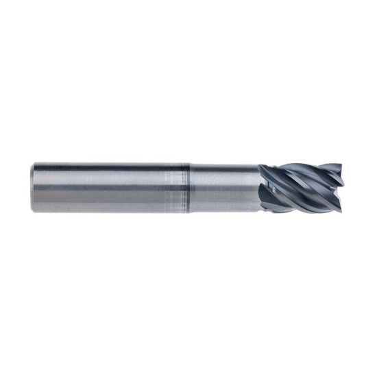 Picture of IMCO 65853 DIA 1 SH 1.00 LOC 1.2500 OAL5.00 End Mill Standard Flute Standard Helix Carbide AlCrN Single End Corner Radius0.2500 6.35MM enDURO Mill