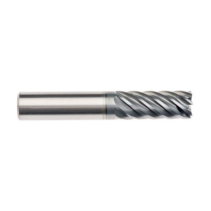 Picture of IMCO 63312 DIA 1 SH 1.00 LOC 2.00 OAL5.00 End Mill Standard Flute Standard Helix Carbide AlCrN Single End Corner Radius0.2500 6.35MM Pow-R-Path Mill