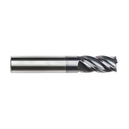 Picture of IMCO 63429 DIA 1 SH 1.00 LOC 3.00 OAL6.00 End Mill Standard Flute Variable Helix Carbide AlTiN Single End Corner Radius0.0300 0.76MM Pow-R-Feed Mill