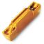 Picture of INGERSOLL TDXU8E-0.8 TT9100 Face Grooving,Grooving,Groove Turning Insert 0.315 Wide 0.031 Corner Radius TiCN + Al2O3 + TiN