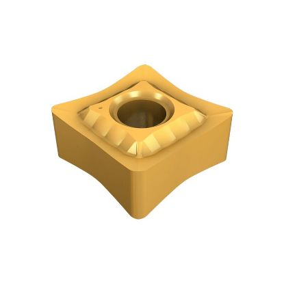 Picture of ISCAR QNMG432-PP IC830 Turning Insert Square Carbide AlTiN + TiN 0.031 Corner Radius