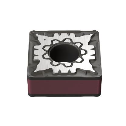 Picture of ISCAR SNMG432-F3M IC6015 Turning Insert Square Carbide TiCN + Al2O3 + TiN 0.031 Corner Radius