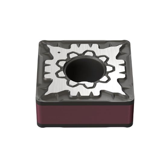 Picture of ISCAR SNMG432-F3M IC6015 Turning Insert Square Carbide TiCN + Al2O3 + TiN 0.031 Corner Radius