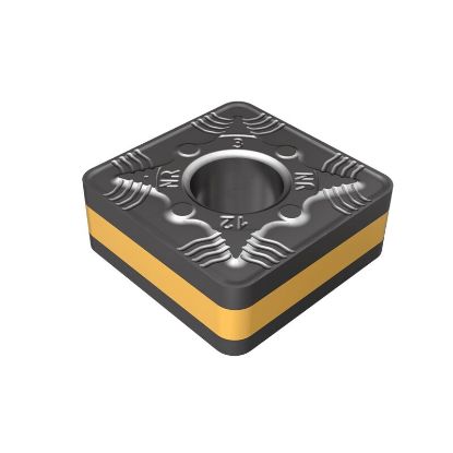 Picture of ISCAR SNMG433-NR IC5005 Turning Insert Square Carbide TiCN + Al2O3 + TiN 0.047 Corner Radius