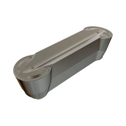 Picture of ISCAR GDMY 840F IC808 Grooving,Groove Turning Insert 0.157 Corner Radius 0.315 Wide TiAlN + AlTiN + TiN
