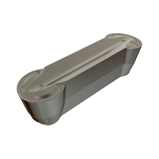 Picture of ISCAR GDMY 840F IC808 Grooving,Groove Turning Insert 0.157 Corner Radius 0.315 Wide TiAlN + AlTiN + TiN