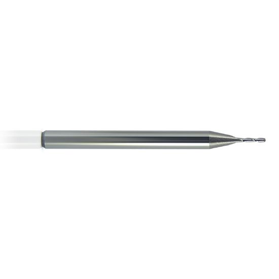 Picture of MELIN 15990 DIA 3.50MM SH 0.1575 LOC 0.4724 OAL2.007 End Mill Standard Flute Standard Helix Carbide Uncoated Single End Square Sharp